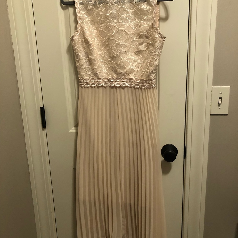 Reiss Cream Lace Maxi Dress size 2